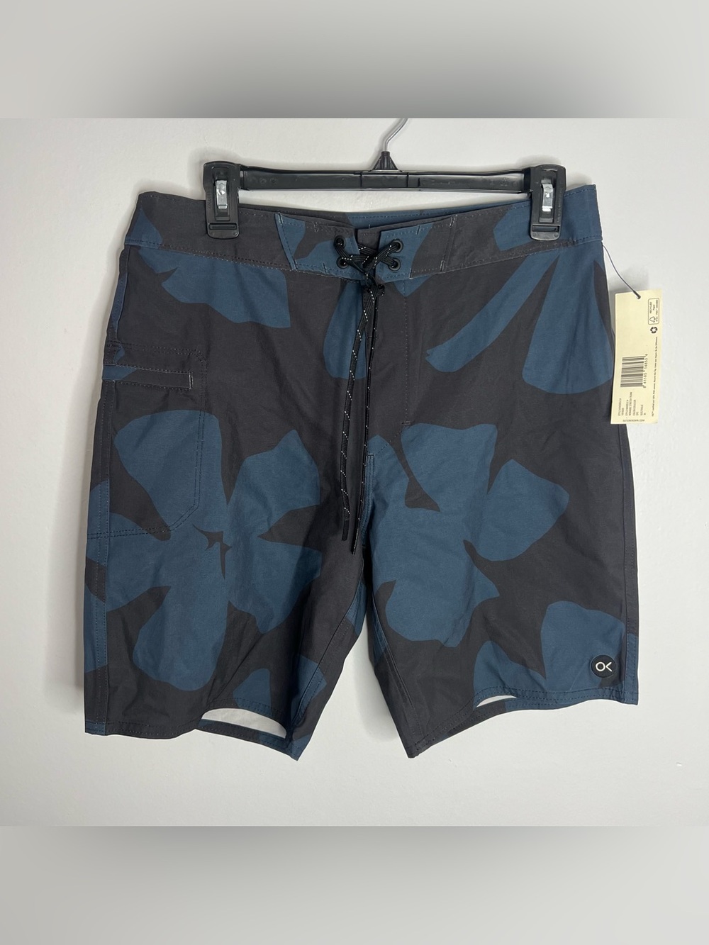 Outerknown Nomadic Stretch Trunk Shorts Mens 30 Blue NWT